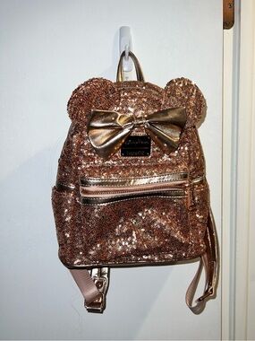 Lounge Fly Disney Mini Backpack - Rose Gold